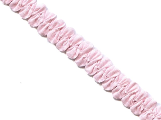 PLAIN OR PRINTED GATHERED RICKRACK