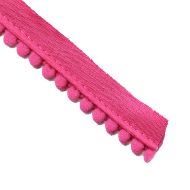 BIAIS PASSEPOIL AVEC GALON À POMPONS